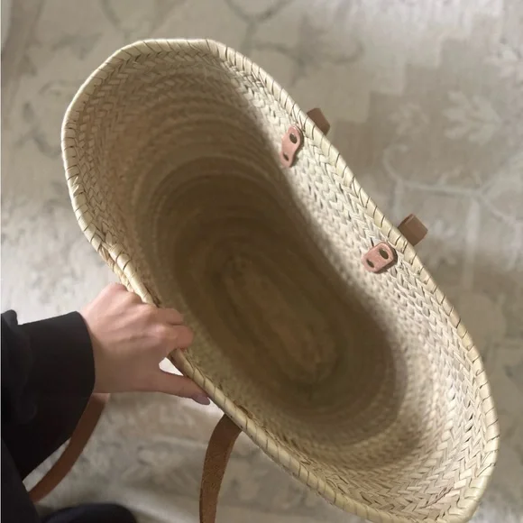 NEW Oversized Woven Beach Bag - Picture 6 of 9